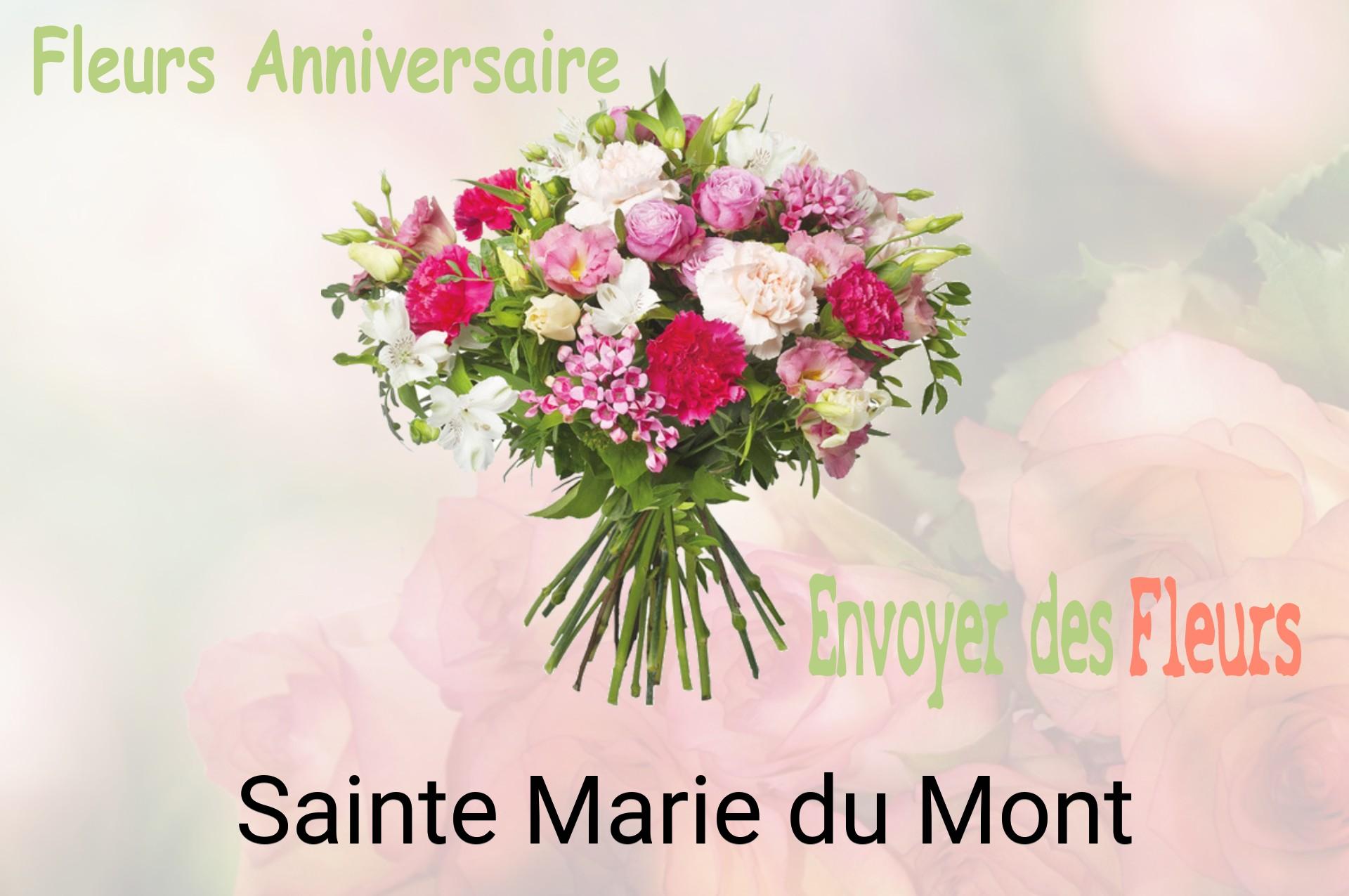 Bouquet de fleurs d’anniversaire livré à Sainte-Marie-du-Mont