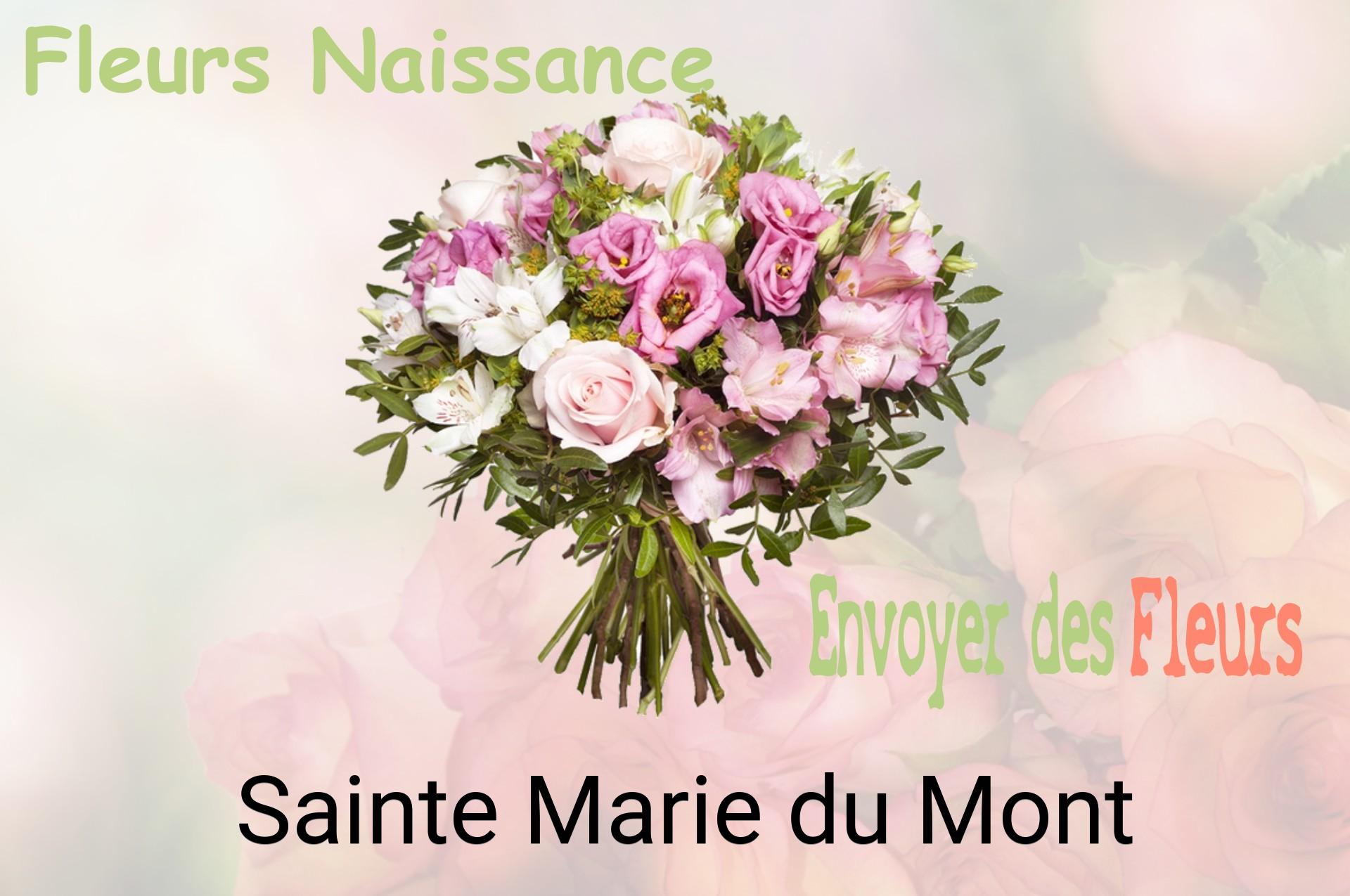 Bouquet de fleurs de naissance livré à Sainte-Marie-du-Mont