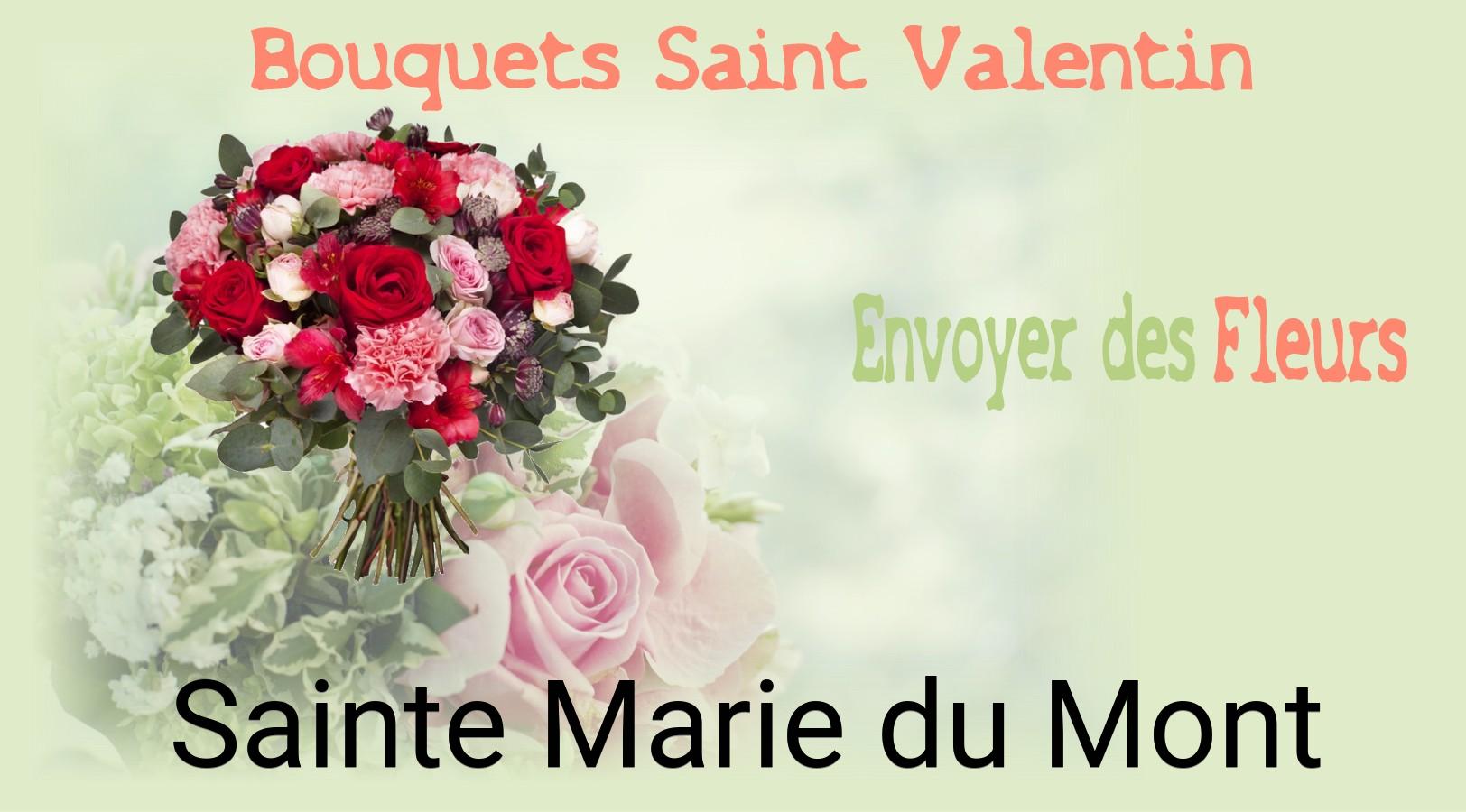 Roses de Saint-Valentin livrées à Sainte-Marie-du-Mont